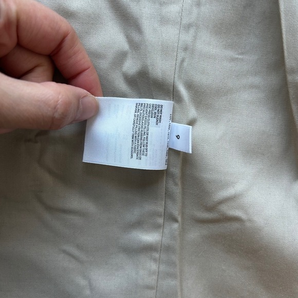 NWT Uniqlo U Lemaire Women's Tailored Coat FW22 Beige Wool Blend S Oversized - Picture 8 of 14